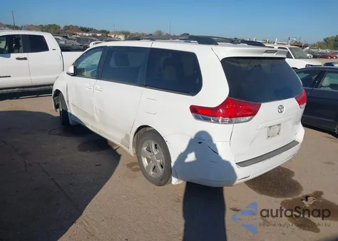 2013 Toyota Sienna Le V6 8 Passenger из США, поврежденный, VIN 5TDKK3DC1DS298652